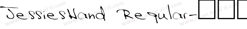 JessiesHand Regular字体转换